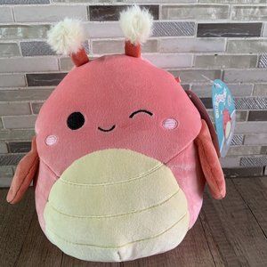 NEW Squishmallows SHANE the Red Grasshopper 2023 Plush Toy, 8"